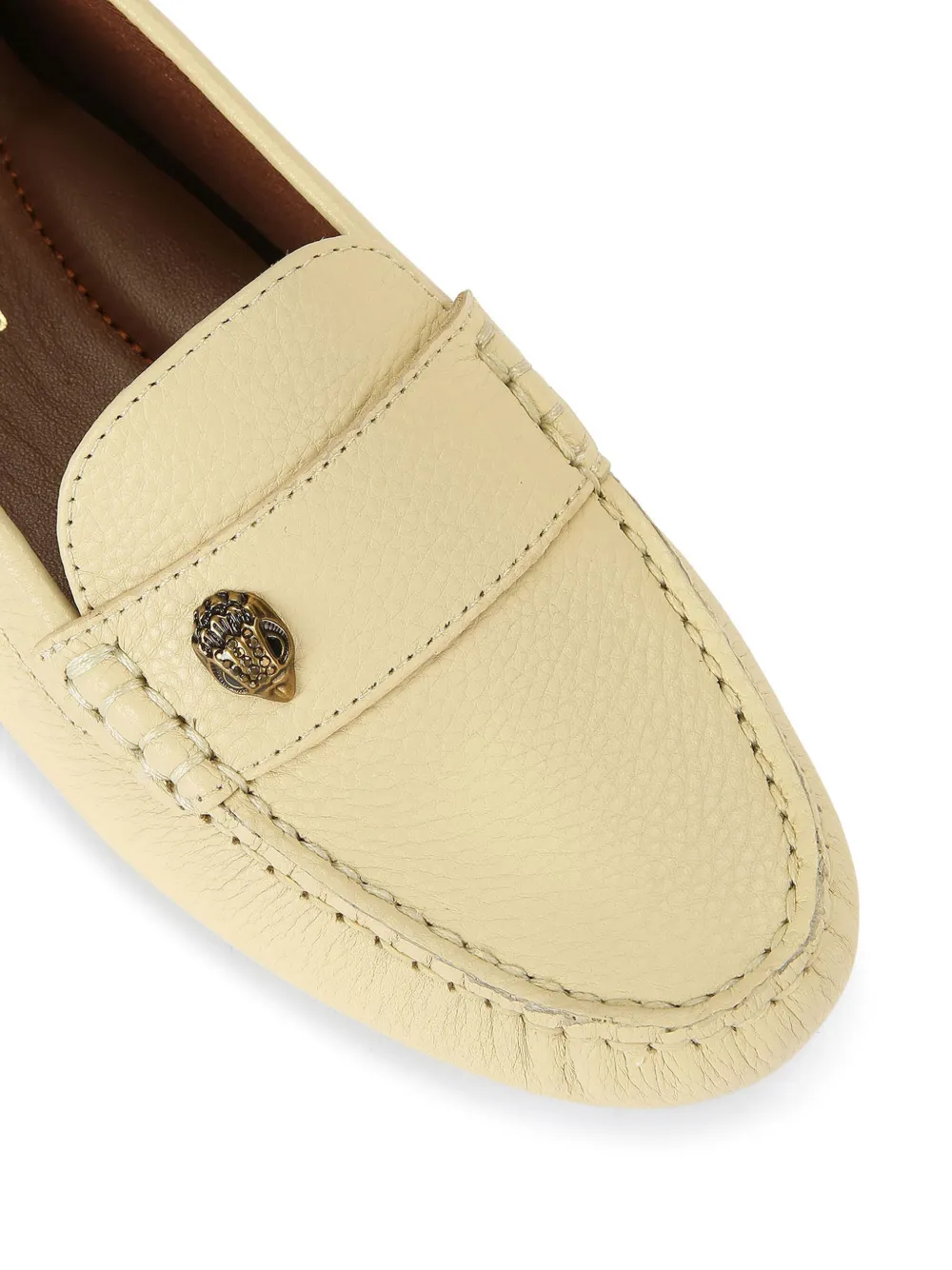 Kurt Geiger London Eagle Driver leren loafers Beige