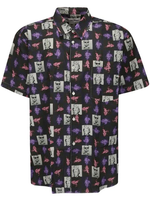 Comme Des Garcons Shirt all-over print cotton shirt Men