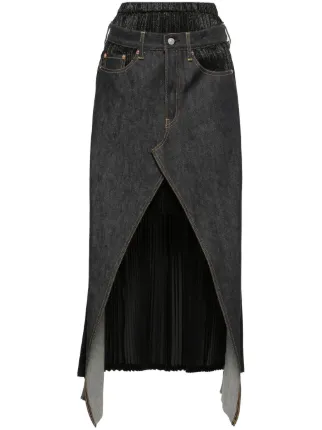 Junya Watanabe デニムスカート | ブルー | FARFETCH JP