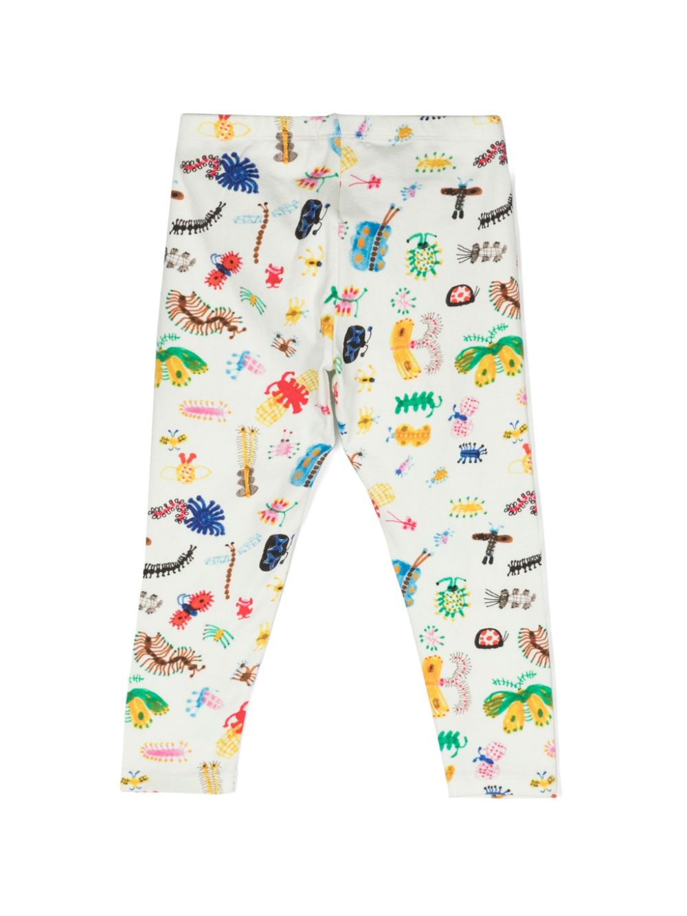Bobo Choses Funny Insects-print cotton leggings - Beige