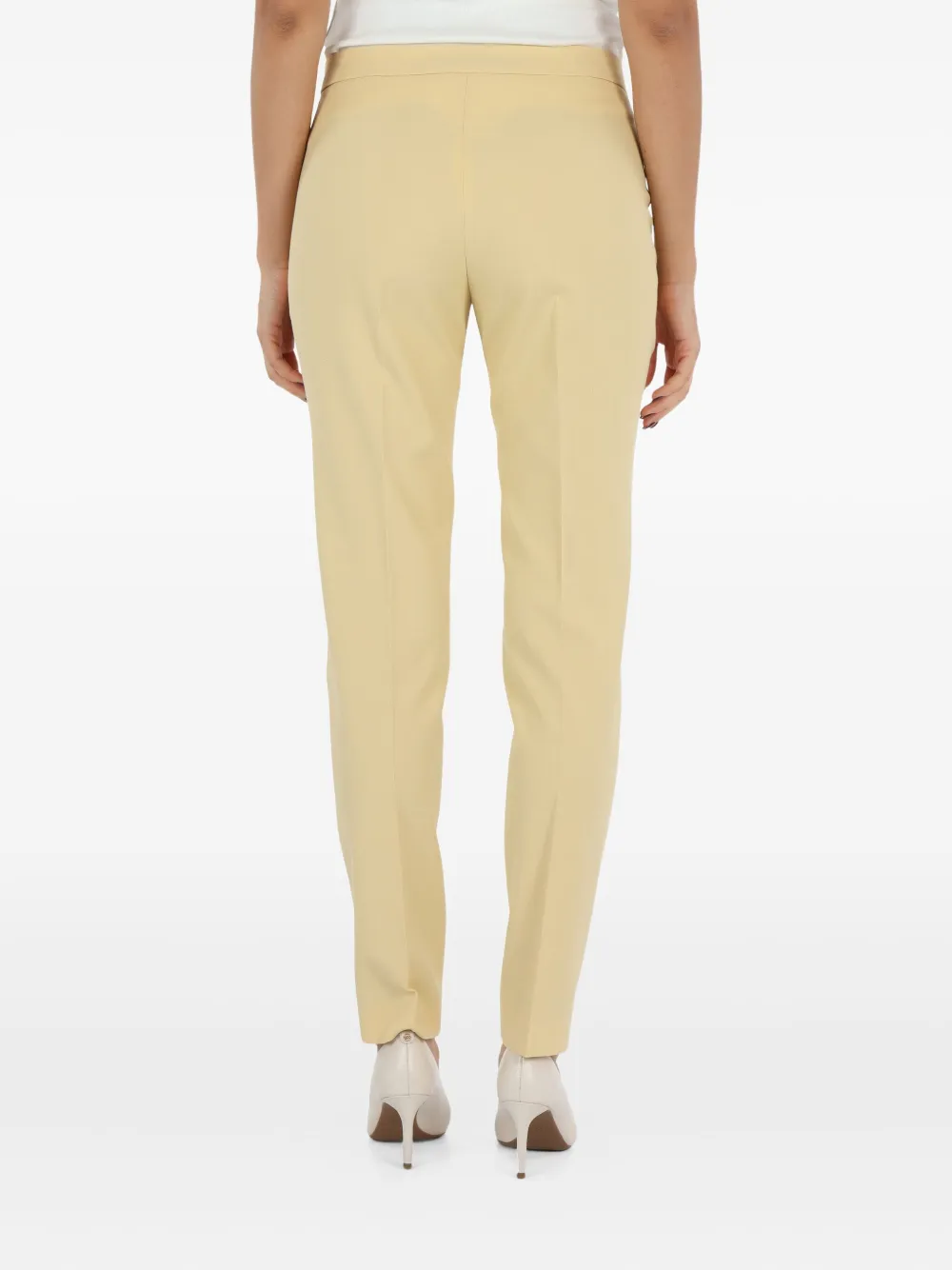 Fabiana Filippi Zip-fastening Trousers In Yellow