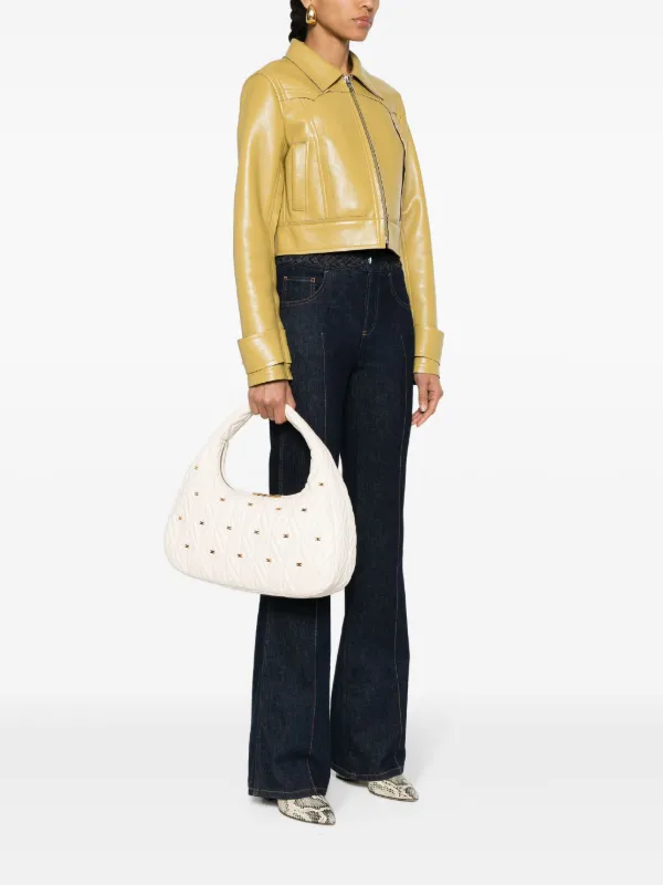 Elisabetta Franchi キルティング ハンドバッグ | ホワイト