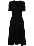 STYLAND short-sleeve flared dress - Black