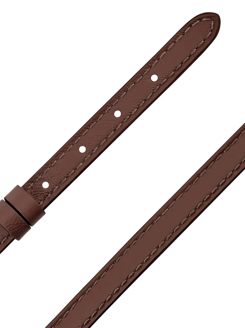 Messika My Move Leather Bracelet In Brown