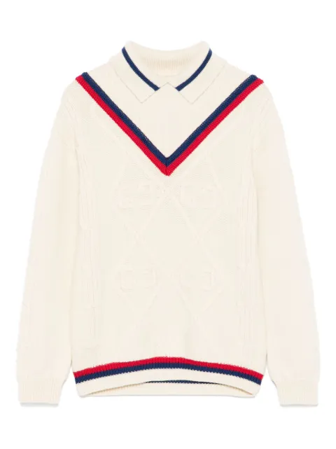 Gucci Kids Sylvie Web-detail sweater