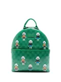Gucci Kids dog-print backpack - Green