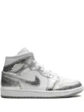 Jordan Air Jordan 1 Mid SE ""Metallic Silver"" sneakers - White