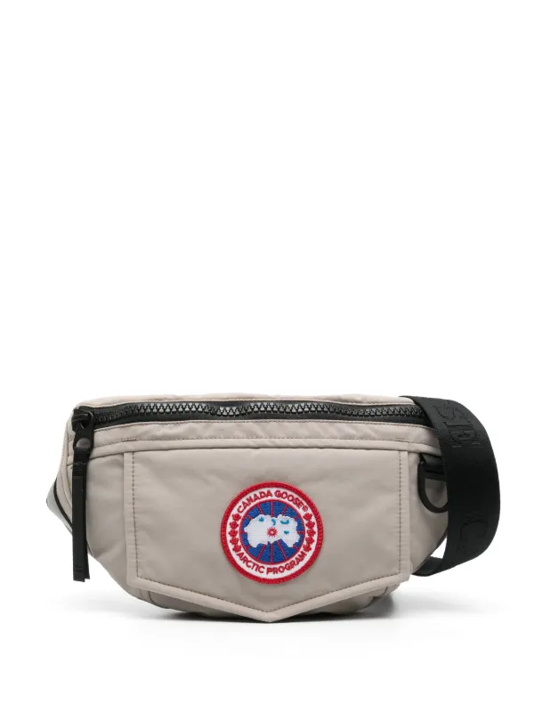 Canada Goose logo-patch Belt Bag | Neutrals | FARFETCH AO