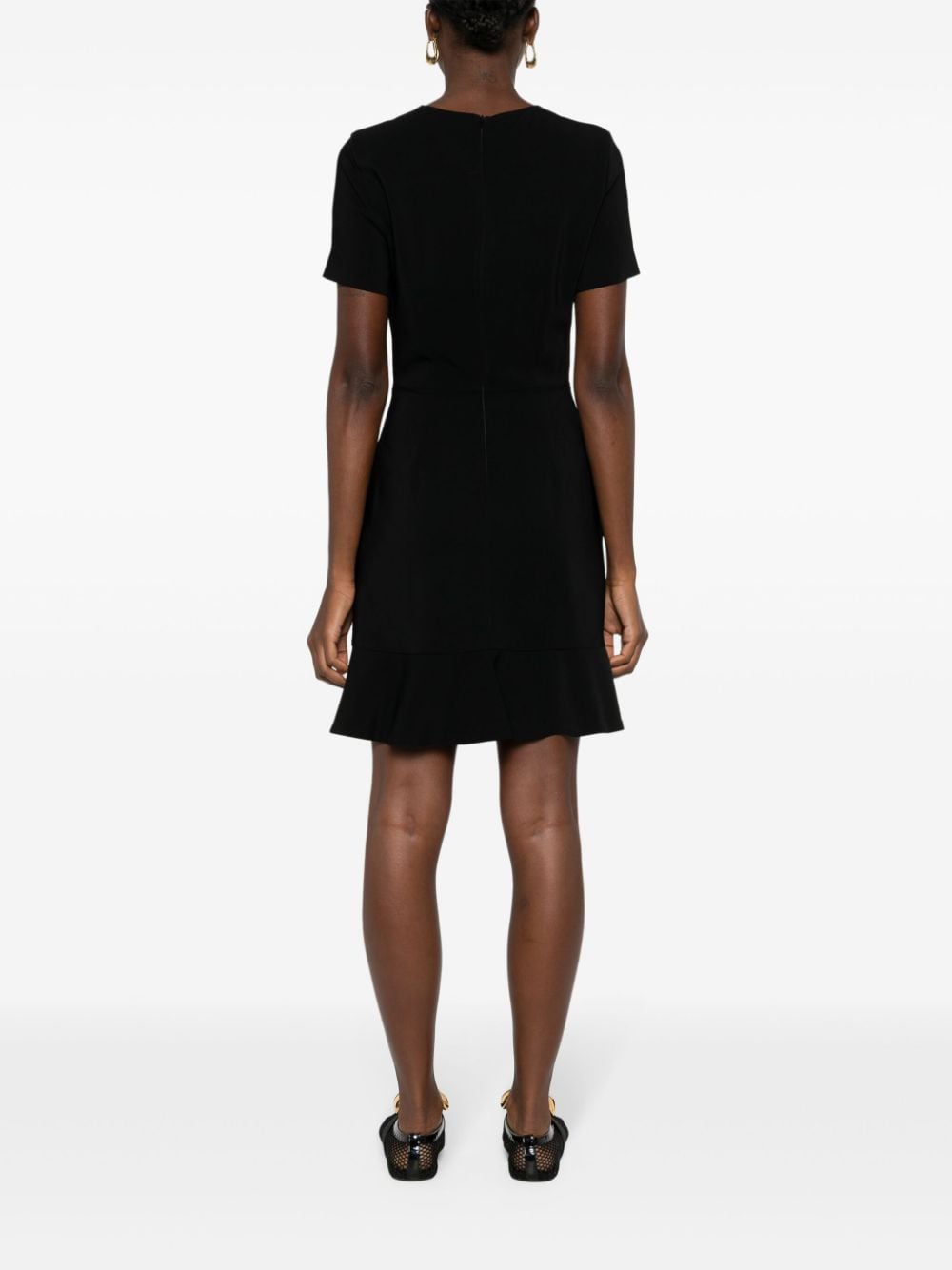 Shop Stella Mccartney Iconic Mini Dress In Black