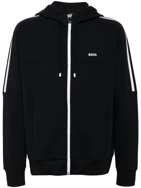 BOSS hoodie con aplique del logo