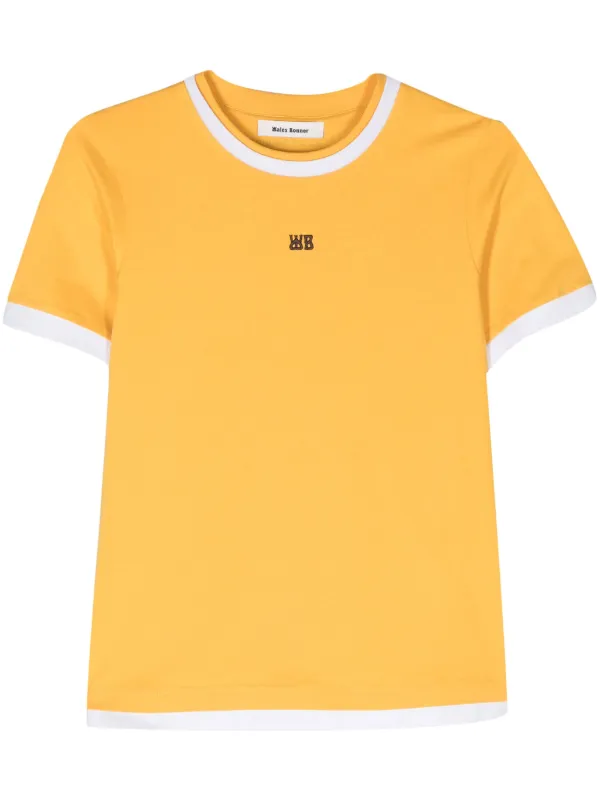 【送料&関税込】Wales Bonner Original Yellow T-shirt Buy Wales Bonner Original Tee 'Yellow' - UA24JE29 JE07 199