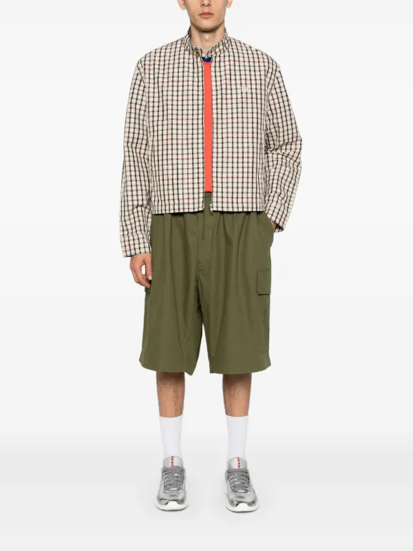 Comme Des Garçons Play Embroidered Zipped Hoodie | White | FARFETCH SK