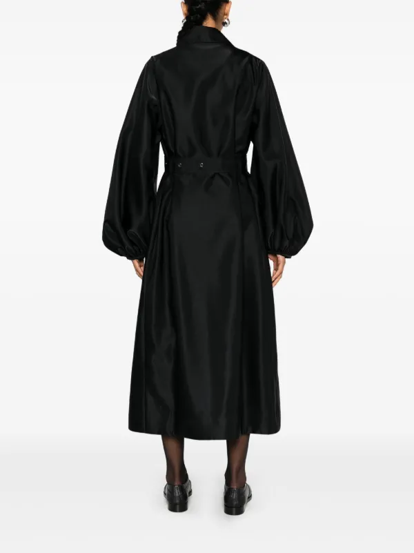 Cecilie Bahnsen Orah トレンチコート | ブラック | FARFETCH JP