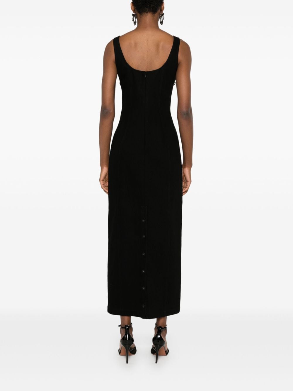 Shop Huishan Zhang Rosemary Maxi Dress In Black