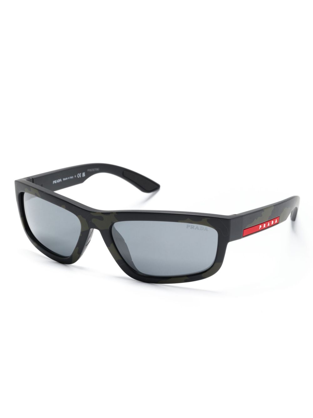 Prada Eyewear Linea Rossa zonnebril - Zwart