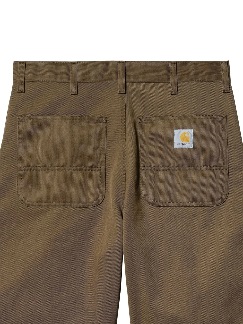 Carhartt WIP double-pocket work shorts Groen