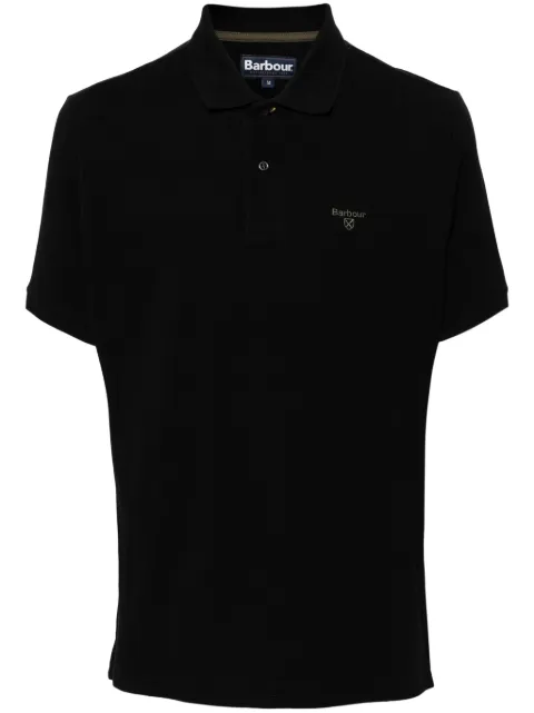 Barbour polo en coton à logo brodé