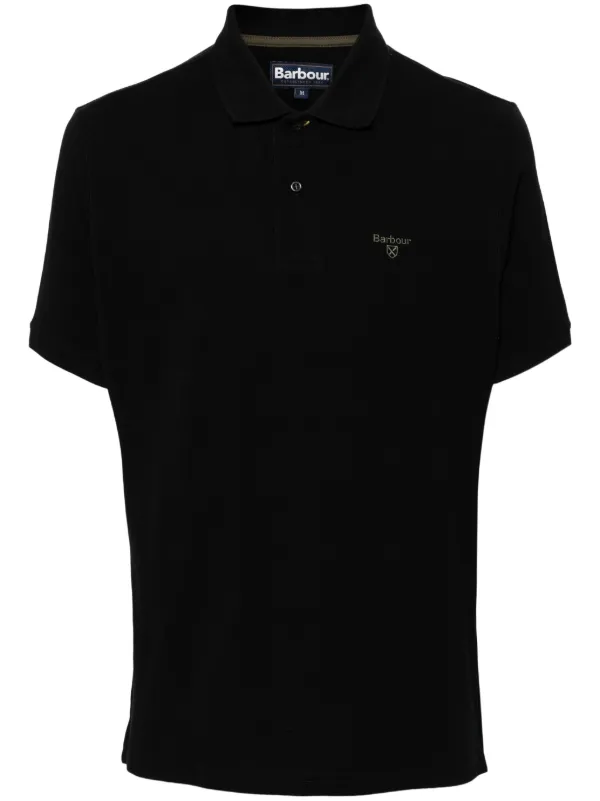 Barbour ロゴ ポロシャツ | ブラック | FARFETCH JP