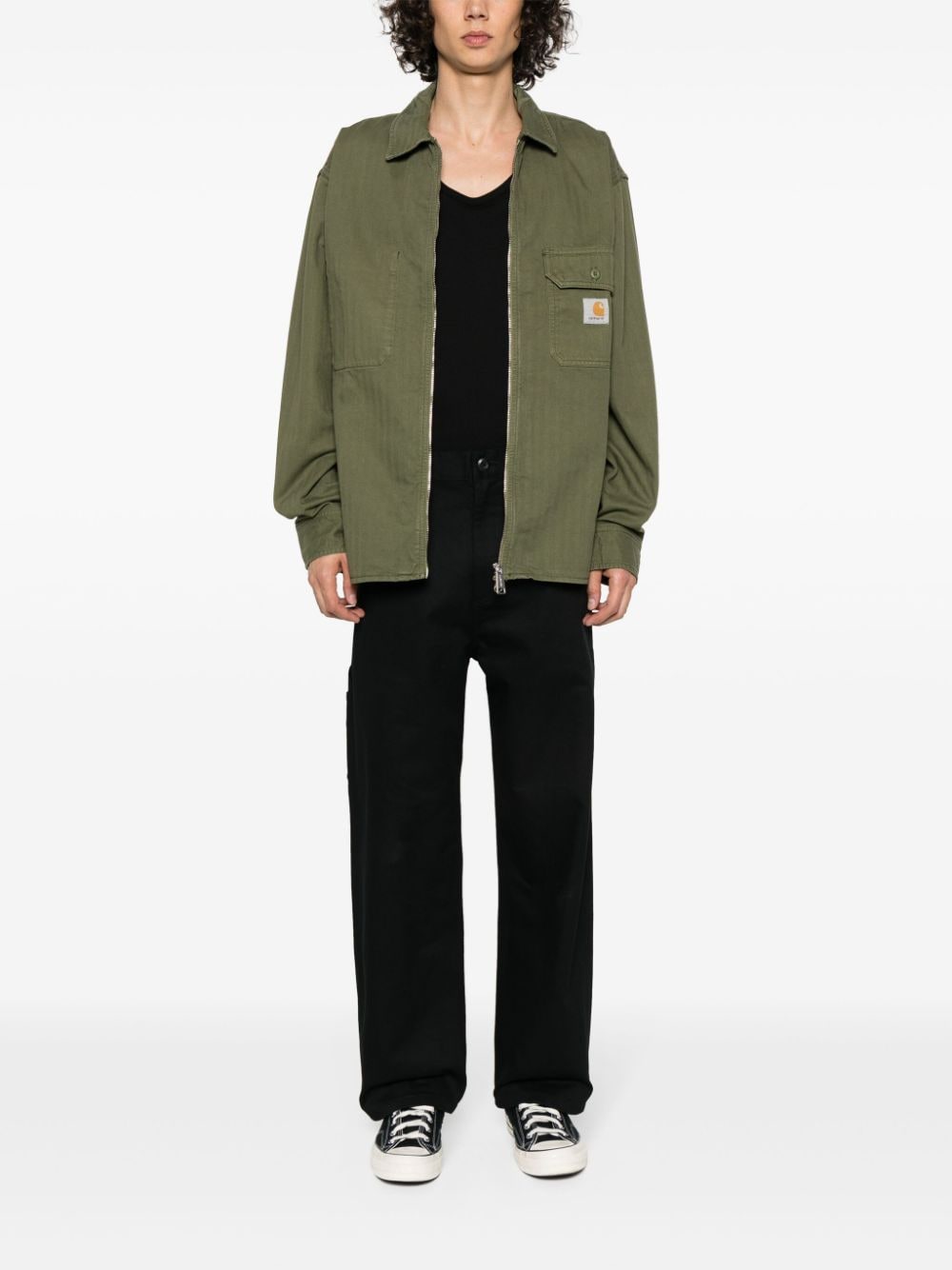 Carhartt WIP Rainer shirt jacket - Groen