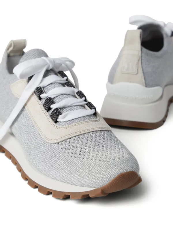 Brunello Cucinelli sock-style Ankle Sneakers | Grey