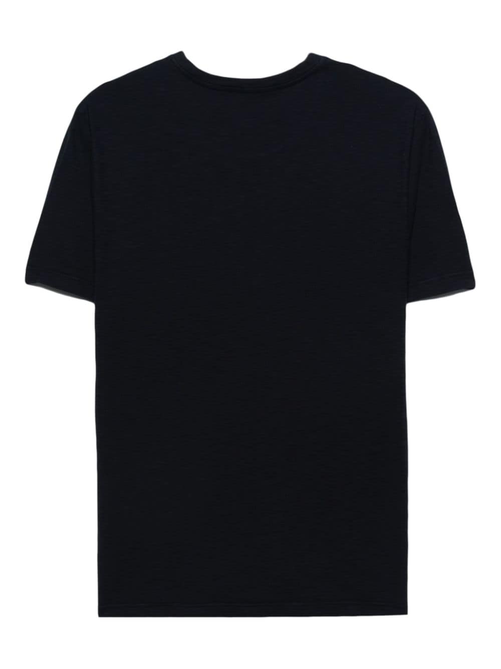 DONDUP logo-embroidered cotton T-shirt - Blauw