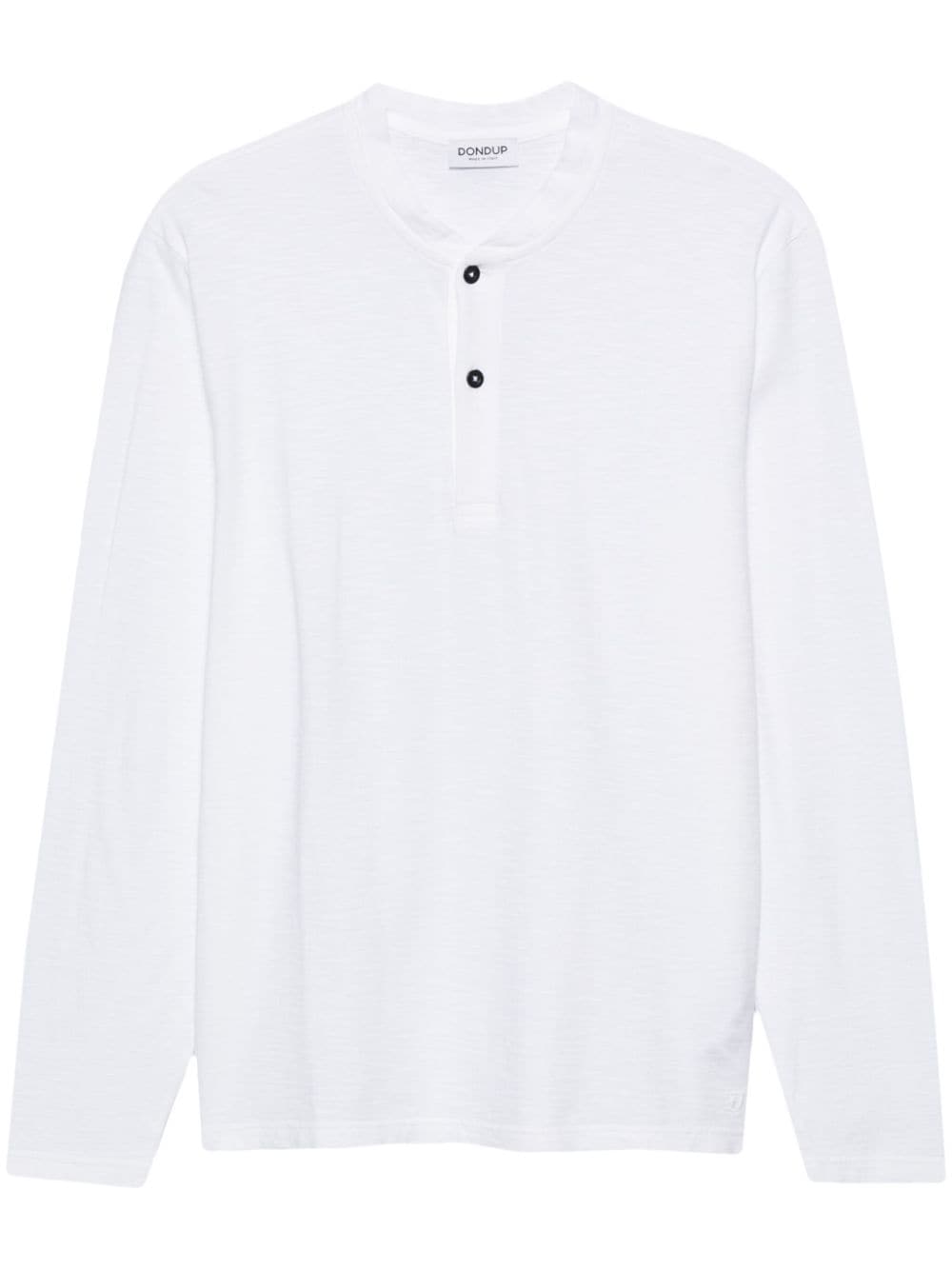Dondup Long-sleeve Cotton T-shirt In White