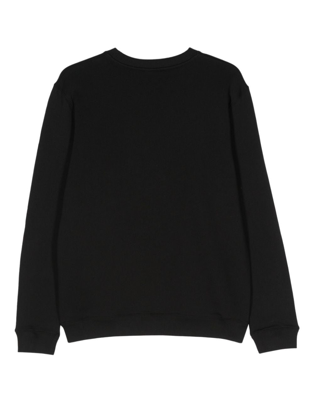 Shop Dondup Logo-print Cotton Sweatshirt In Black