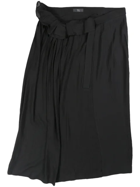 Y's draped maxi-skirt 