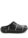 Undercover graphic-print platform clogs - Black