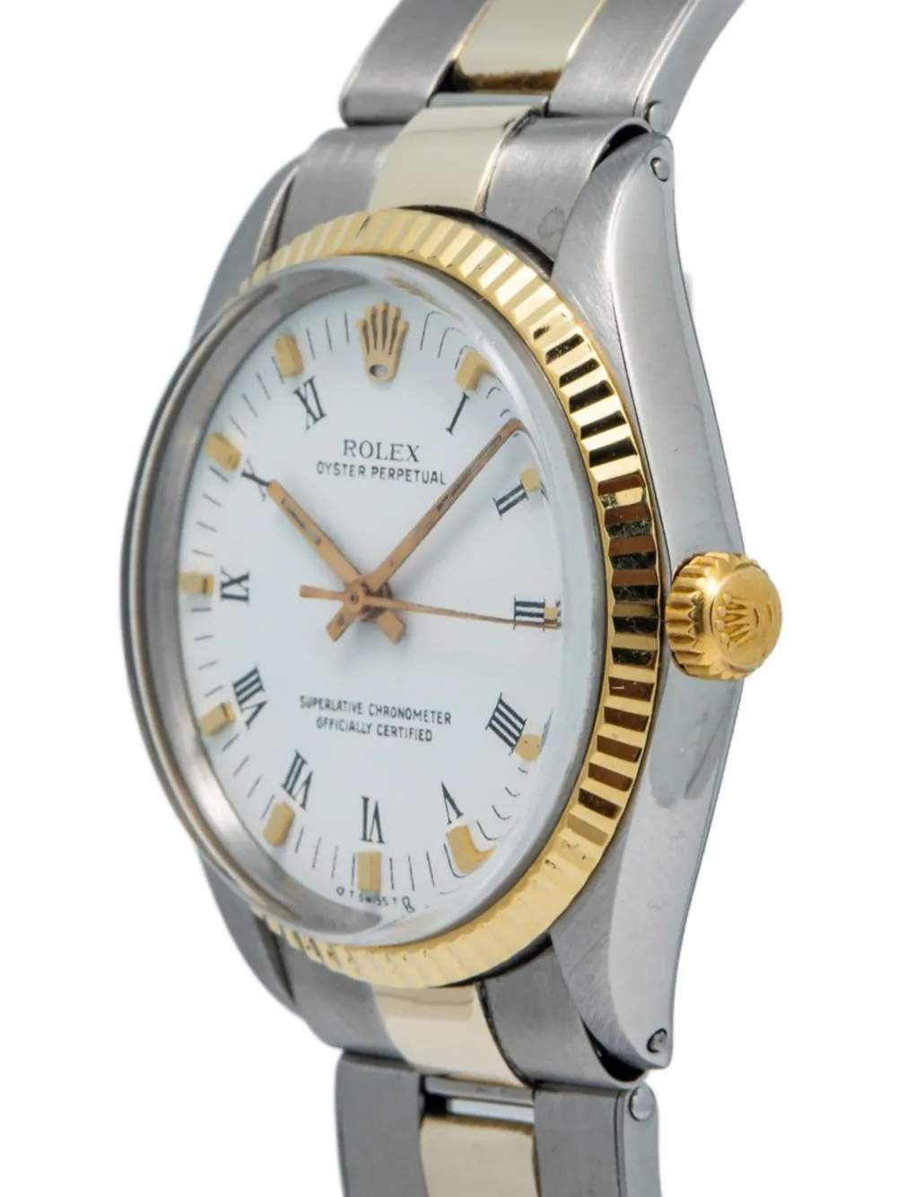 Pre-owned Rolex Oyster Perpetual 26mm In White