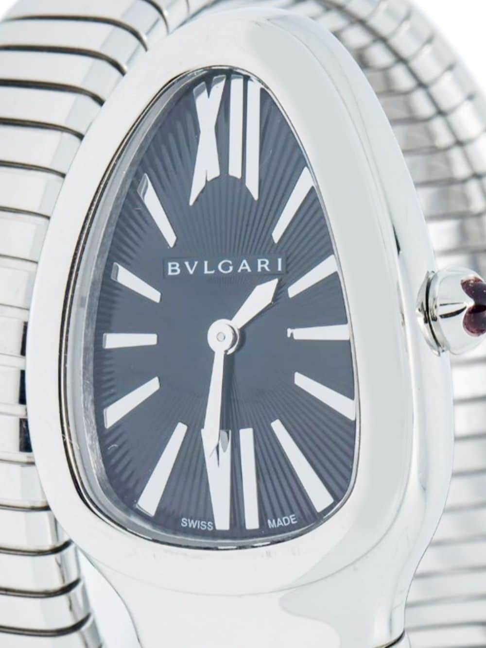 Bvlgari Pre-Owned Pre-owned Serpenti Tubogas 35 mm horloge - Zwart