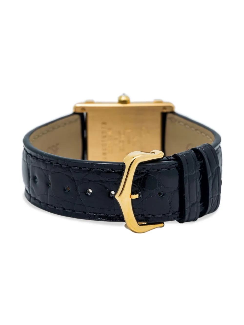 Pre-owned Cartier Tank Chinoise 16mm In White