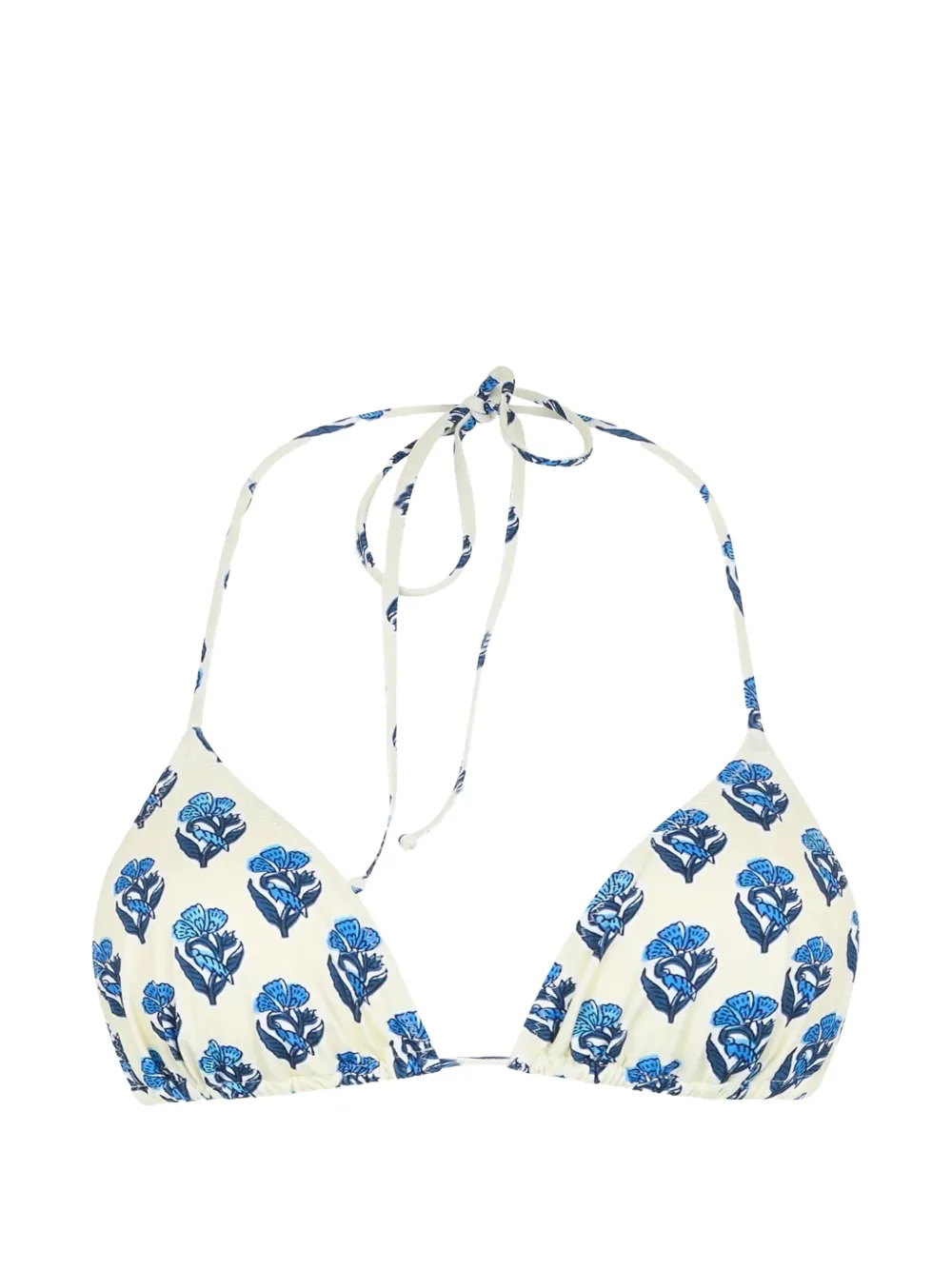 MC2 Saint Barth Bikinitop met bloemenprint Beige