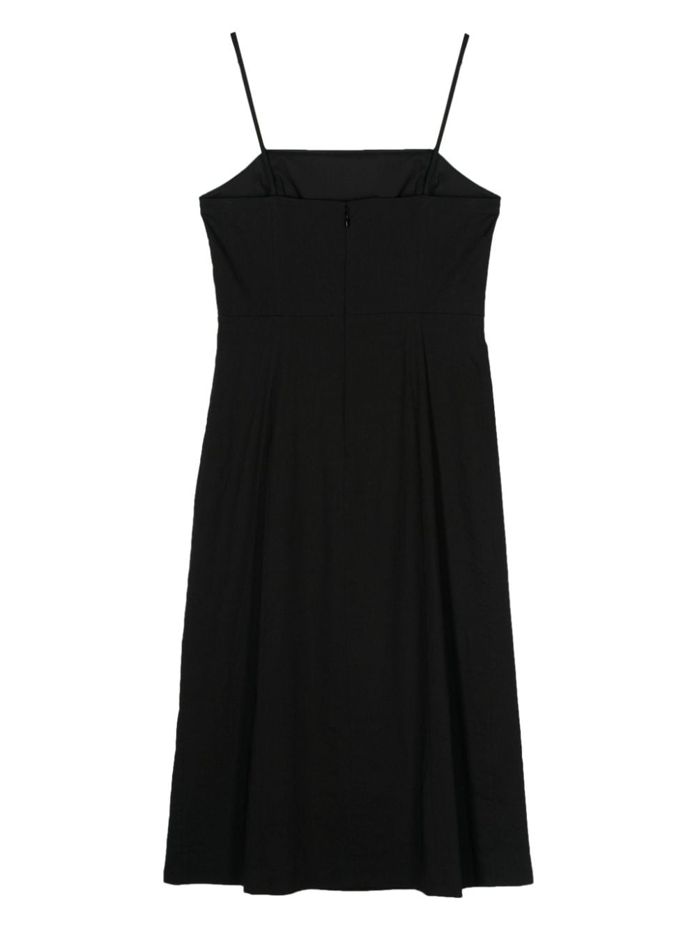 Shop Theory Sleeveless A-line Midi Dress In Black