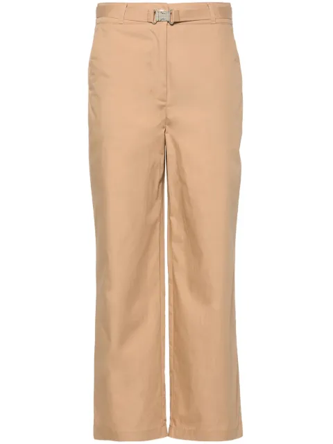 LIU JO pantalones rectos con cinturón