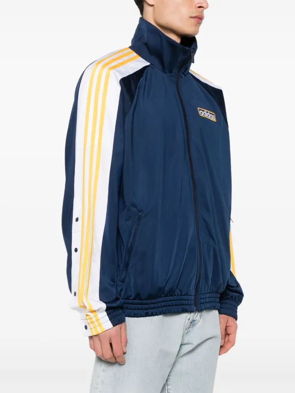 Blue and yellow track jacket best sale