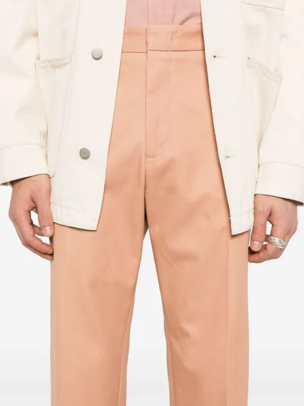 Jil Sander センタープレス パンツ | ピンク | FARFETCH JP