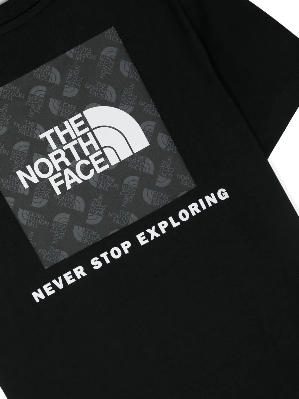 The North Face Kids Katoenen T-shirt Zwart