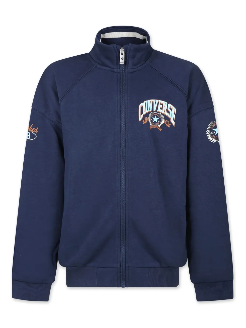 Converse Kids logo-print organic cotton jacket | Blue | Image 1