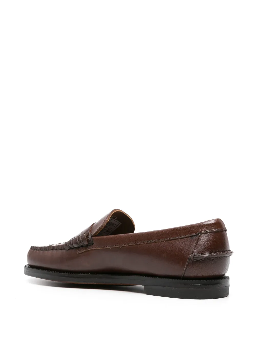 Shop Sebago Dandette Studs Loafers In Brown