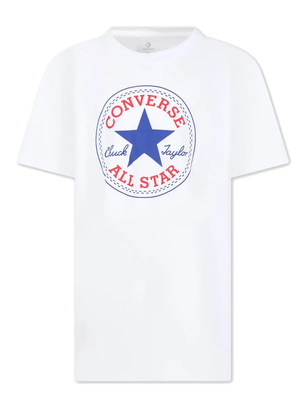 Converse Kids Chuck Taylor-print cotton T-shirt | White | Image 1