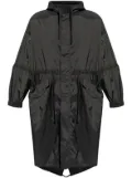 Études Studio logo-print ripstop parka coat - Black