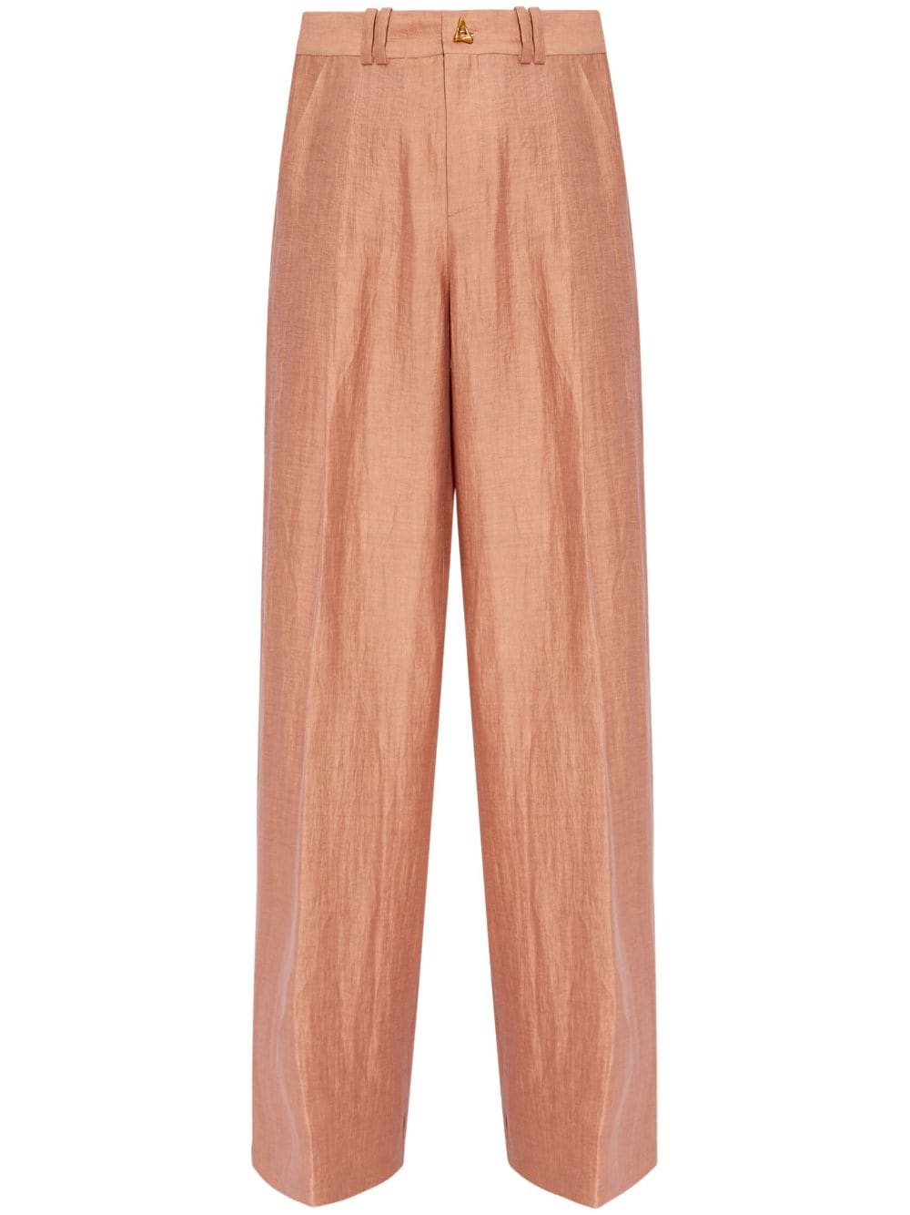 Aeron Wellen Wide-leg Trousers In Pink