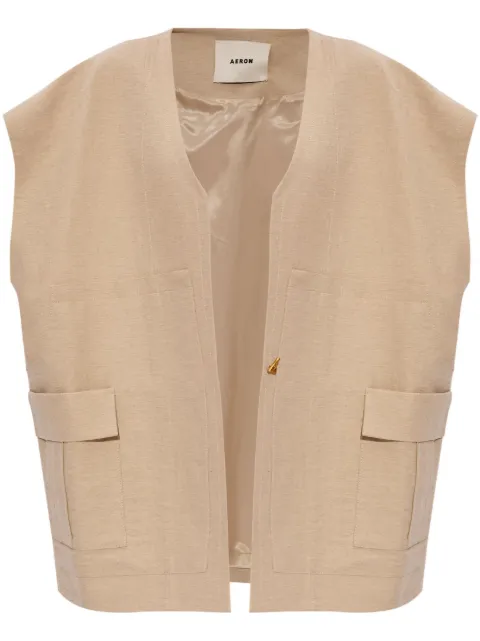 AERON Clearwater open-front waistcoat