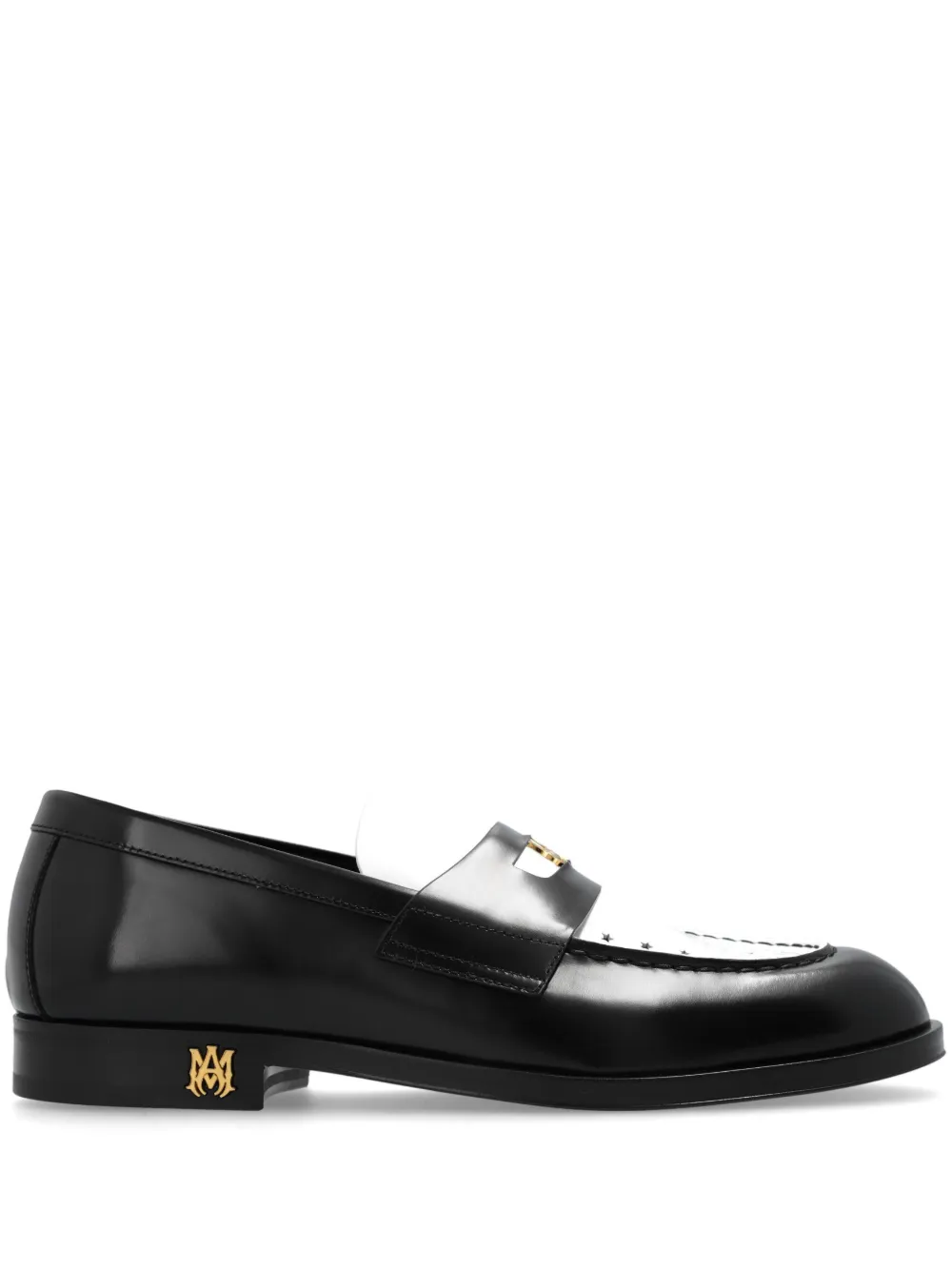 Image 1 of AMIRI logo-plaque loafers