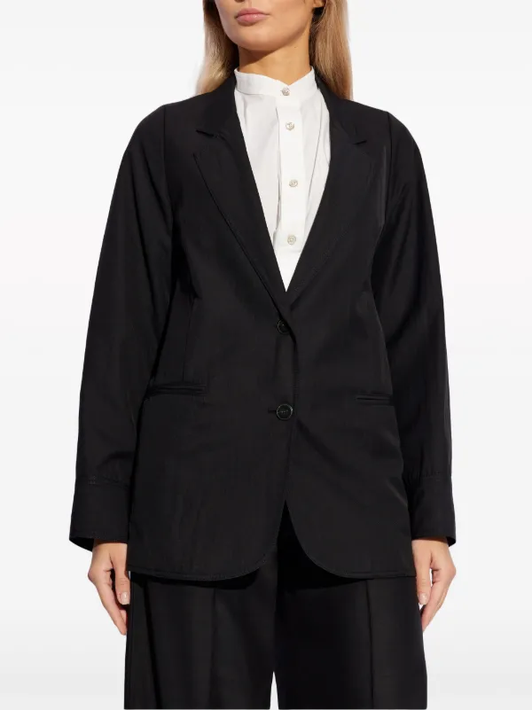 Forte Forte シングルジャケット | ブラック | FARFETCH JP