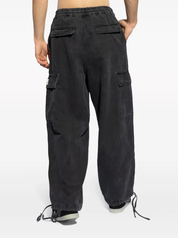 当時物 Ghetto Ware カーゴパンツ ブラック M オールドスケート Ghetto Wear Gold Corduroy Pants Vintage World Industries