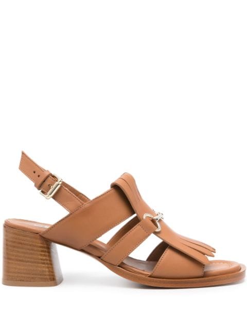 Cenere GB Glory Ranch 65mm leather sandals