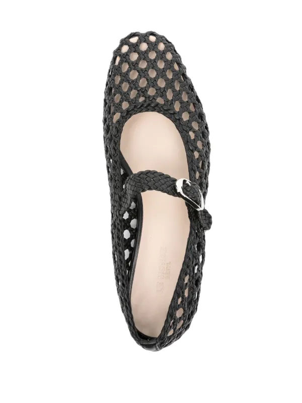 LE MONDE BERYL レザーメッシュ フラットシューズ LE MONDE BERYL | レザーメッシュ フラットシューズ WOMEN