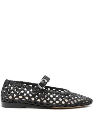Le Monde Beryl メッシュ フラットシューズ | ブラック | FARFETCH JP